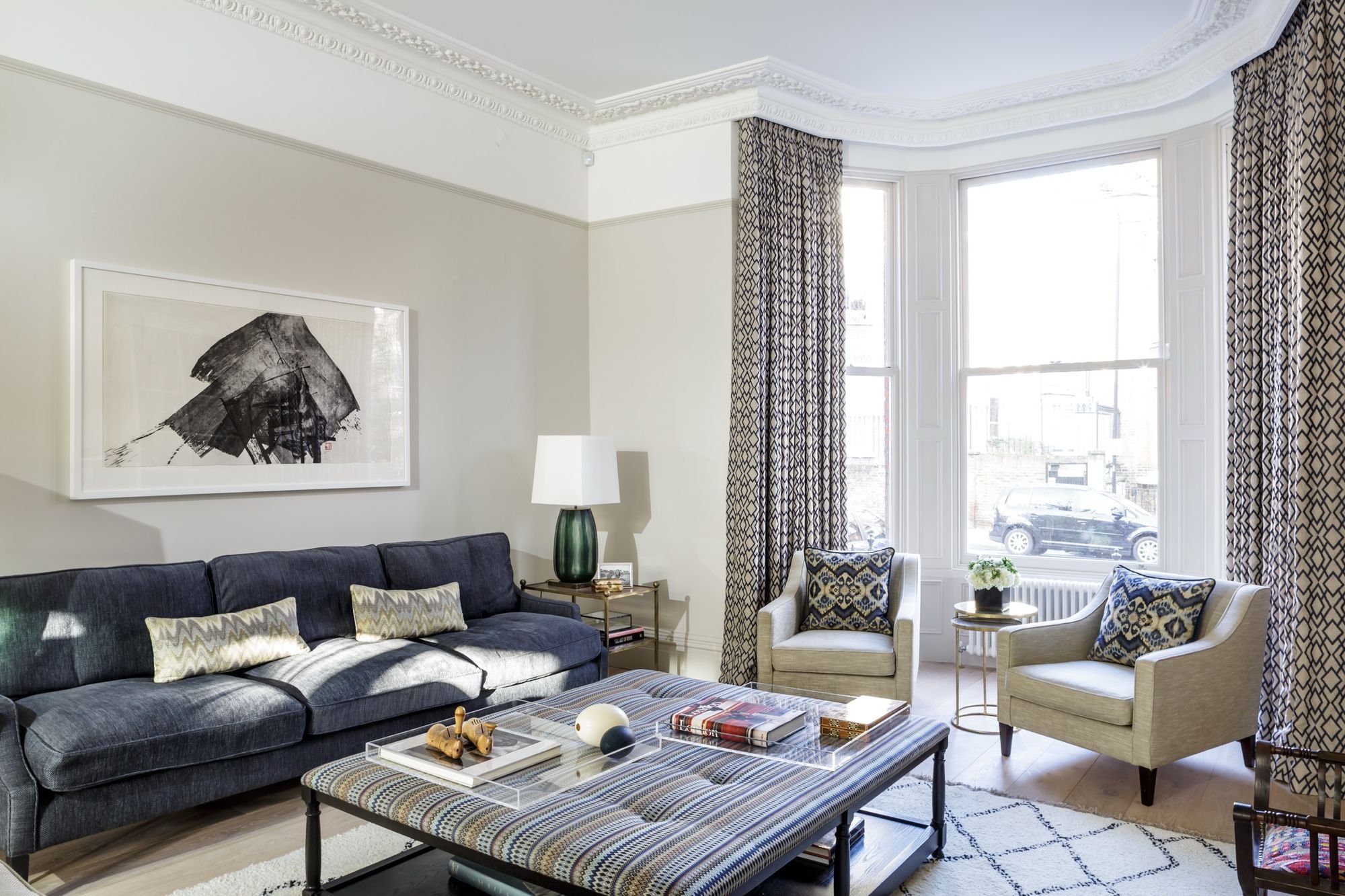 Drawing room, Castellain Road, London